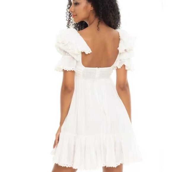 Zimmermann White Dress Size 0 Nearly New - Picture 2 of 7